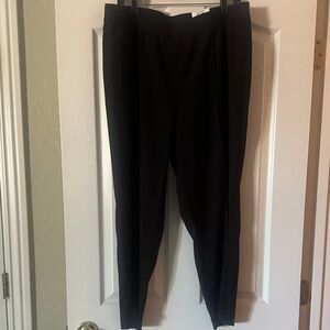 Alfani Classic Black Pants pull on midsummer sz 1X